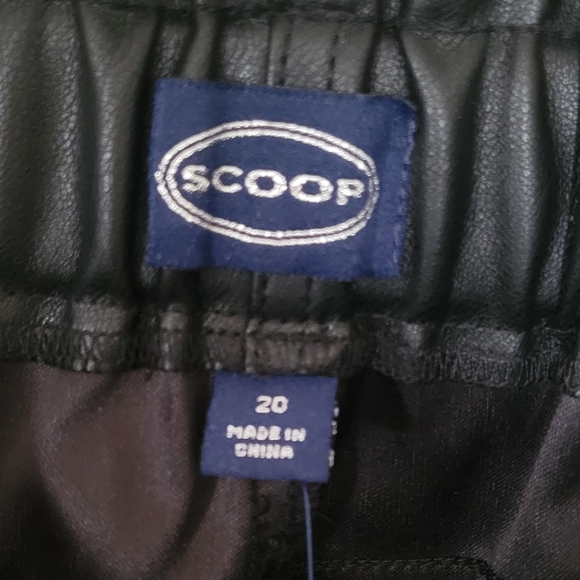 SCOOP High Rise Straight Black Pants Size 20 - Picture 6 of 9